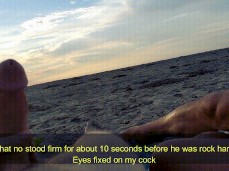 Straight guy & gay guy jacking off together on the beach 0044-1 gif