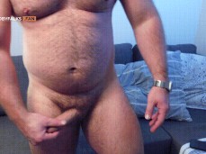 beefy, uncut Aussie Koby Falks getting buck naked 0014-1 7 gif