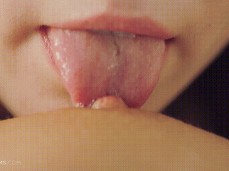 Tasty nipple for lovely lips gif