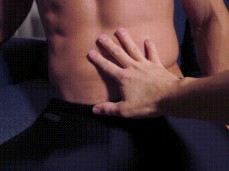 exploring an athletic guy's smooth muscles -- and bulge 0116 gif