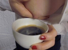Have some milk with your coffee gif