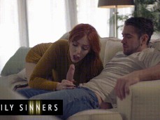 Lauren Phillips wants his cock on the couch gif