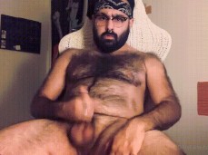 Pup Major | playing with cock after long day of work gif