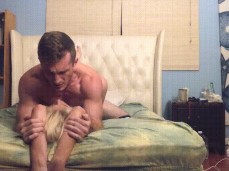 Lucky Lady Fucked to Orgasm by Porn Hunk gif