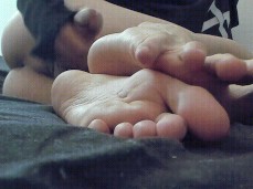 big dick cute feet gif