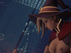 Witch Mercy Playing With Your Cock gif