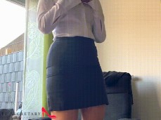 secretary pencil skirt 1 gif