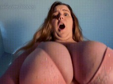 Huge natural tits Domme POV gif