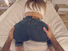 That ass in jeans... She's a goddess gif