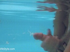Underwater Handjob gif