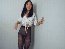 Clothing Try-On Haul (but naked) gif