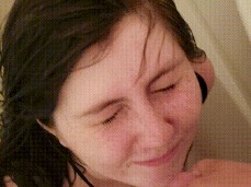 Cum in shower gif