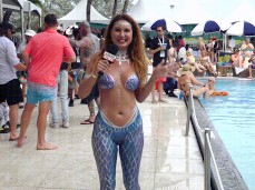 Stunning Mermaid Bodypaint! gif