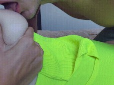 Tits sucking and licking gif
