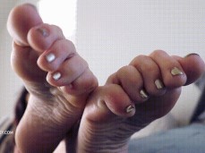 He loves my toes gif