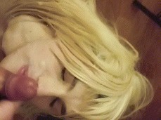 sissy blowjob.A lot of cumshots on my face gif
