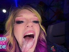 I love playing with daddys cum :) gif