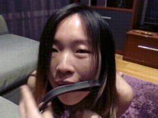 Asian  Hands Her Master Her Leash gif