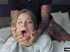 Prone rough sex mouth fingering gif