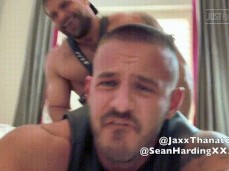 Jaxxx Thanatos pounding Sean Harding; facial expression 0115-1 2 gif