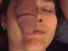 My face is his personal cock table gif