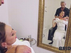Bride Isabella is feltup by her stylist gif