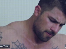 Zack Hunter fucked by handsome muscle hunk Ryan; missionary; pov 0550 8 gif