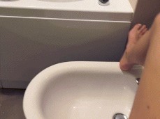 girl  on me in the shower and rubbing her pussy gif
