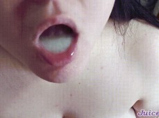 Mouth full of thick cum gif