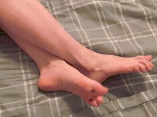 cute feet gif