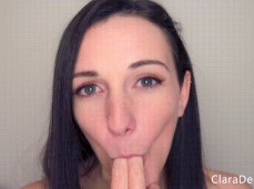 "Stoke that cock for me" Clara Dee gif