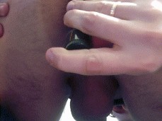Anal orgasm and milk gif