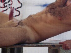 hung, hairy-chested Ex is made to cum 0430-1 gif