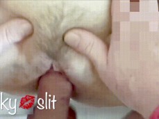 pinkyslit gorgeous pussy creampied gif