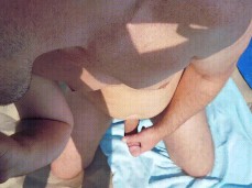 Enjoying the view, the sunshine, the wind, and a public blowjob 0254-1 gif