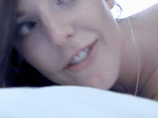 Angela White Surprised by Cock gif