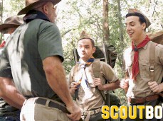 mature scoutmaster Lance mature Charger shows his his hot cock 0116 gif