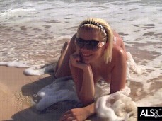 Sexy and Cute Girl on the Beach gif