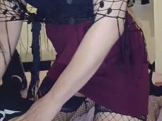 I jerk off to my super sexy female in stockings and make her squirt gif