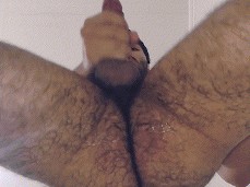 Fapping in slow motion in the shower gif