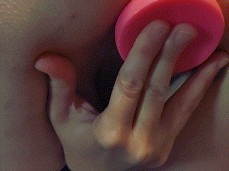Wife hides stiff cock up her pussy gif