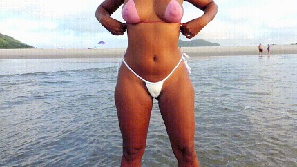 Porn Body Slit - Body Paint Bikini Porn GIFs | Pornhub