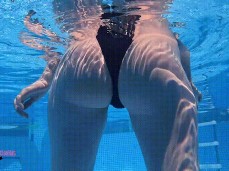 bikini underwater view gif