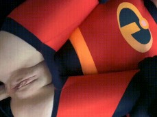 The Incredibles Violet stretching gif