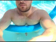 Beefy, big-chested muscle stud allows you to see his hot cock 1225-1 7 gif