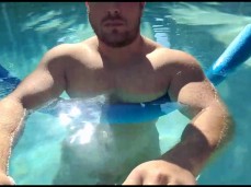 Cute, buff, bearded Cammin86 shows off his hot bod under water 1834 gif