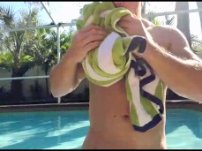 Beefy stud comes out of the pool 2537-1 6 gif