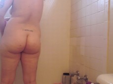 beautiful ass in the bathroom gif