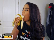 banana sucking gif
