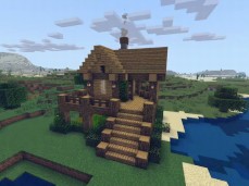 my epic Minecraft house gif